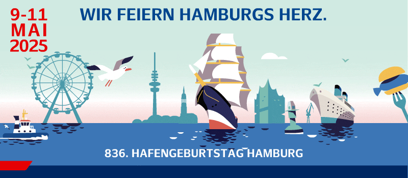 836. Hafengeburtstag Hamburg - 9-11 Mai 2025